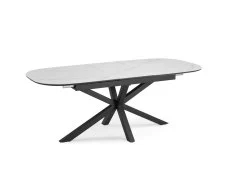 TGC TGC Vincent White Ceramic Extending Dining Table