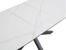 TGC TGC Vincent White Ceramic Extending Dining Table