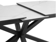 TGC TGC Vincent White Ceramic Extending Dining Table