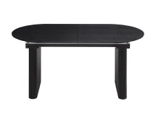 TGC TGC Yuki Black Wood Veneer Japandi Extending Table