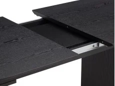 TGC TGC Yuki Black Wood Veneer Japandi Extending Table