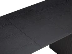 TGC TGC Yuki Black Wood Veneer Japandi Extending Table