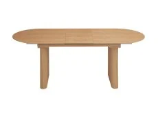 TGC TGC Yuki Natural Wood Veneer Japandi Extending Table