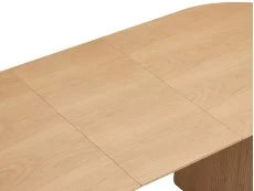 TGC TGC Yuki Natural Wood Veneer Japandi Extending Table