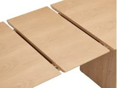 TGC TGC Yuki Natural Wood Veneer Japandi Extending Table