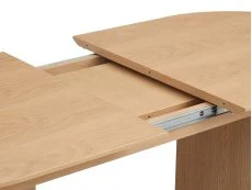 TGC TGC Yuki Natural Wood Veneer Japandi Extending Table