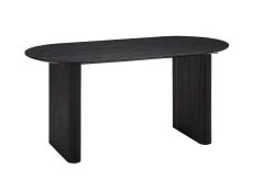 TGC TGC Yuki Black Wood Veneer Japandi Table