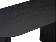 TGC TGC Yuki Black Wood Veneer Japandi Table