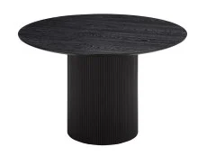TGC TGC Yuki Black Wood Veneer Round Table
