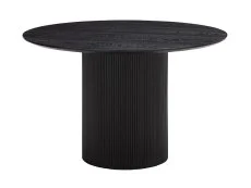 TGC TGC Yuki Black Wood Veneer Round Table
