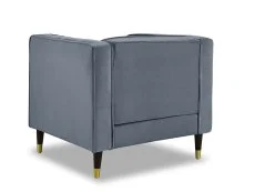 TGC TGC Tammy Grey Velvet Fabric Chair