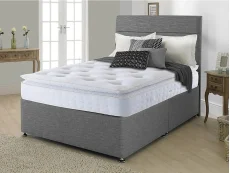 Deluxe Deluxe Penrith Pocket 1000 Pillowtop 6ft Super King Size Zip and Link Divan Bed