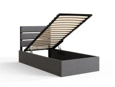 GFW GFW Hudson 3ft Single Grey Fabric Ottoman Bed Frame