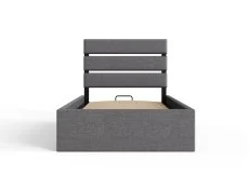 GFW GFW Hudson 3ft Single Grey Fabric Ottoman Bed Frame