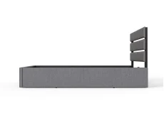GFW GFW Hudson 4ft6 Double Grey Fabric Ottoman Bed Frame