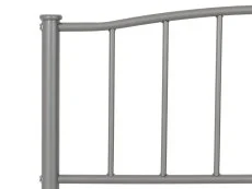 Seconique Seconique Newton Silver Metal Bed Frame