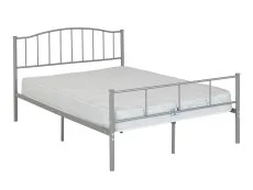 Seconique Seconique Newton Silver Metal Bed Frame