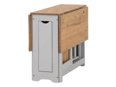 Seconique Clearance - Seconique Santos Butterfly Grey and Pine Dining Table and 4 Chairs
