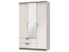 ASC ASC Corsica 3 Door 2 Drawer Mirror Wardrobe (Part Assembled)