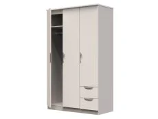 ASC ASC Corsica 3 Door 2 Small Drawer Triple Wardrobe (Part Assembled)