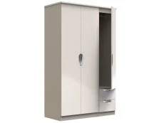 ASC ASC Corsica 3 Door 2 Small Drawer Triple Wardrobe (Part Assembled)