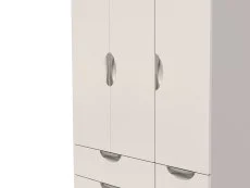 ASC ASC Corsica 3 Door 4 Drawer Triple Wardrobe (Part Assembled)