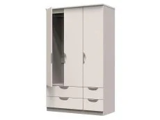 ASC ASC Corsica 3 Door 4 Drawer Triple Wardrobe (Part Assembled)