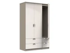 ASC ASC Corsica 3 Door 4 Drawer Triple Wardrobe (Part Assembled)