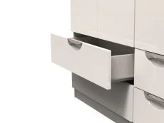 ASC ASC Corsica 3 Door 4 Drawer Triple Wardrobe (Part Assembled)