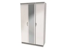 ASC ASC Corsica 3 Door Mirror Wardrobe (Part Assembled)