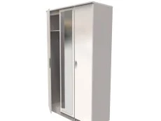 ASC ASC Corsica 3 Door Mirror Wardrobe (Part Assembled)