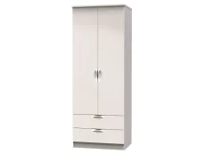 ASC ASC Corsica 2 Door 2 Drawer Tall Double Wardrobe (Assembled)