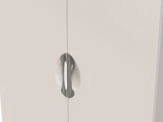 ASC ASC Corsica 2 Door Double Hanging Tall Wardrobe (Assembled)