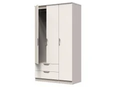 ASC ASC Corsica 3 Door 2 Drawer Tall Triple Wardrobe (Part Assembled)