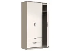 ASC ASC Corsica 3 Door 2 Drawer Tall Triple Wardrobe (Part Assembled)