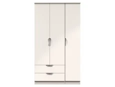 ASC ASC Corsica 3 Door 2 Drawer Tall Triple Wardrobe (Part Assembled)