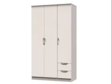 ASC ASC Corsica 3 Door 2 Small Drawer Tall Triple Wardrobe (Part Assembled)