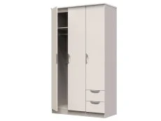 ASC ASC Corsica 3 Door 2 Small Drawer Tall Triple Wardrobe (Part Assembled)