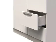 ASC ASC Corsica 3 Door 2 Small Drawer Tall Triple Wardrobe (Part Assembled)