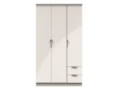 ASC ASC Corsica 3 Door 2 Small Drawer Tall Triple Wardrobe (Part Assembled)