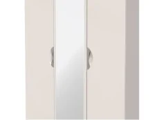 ASC ASC Corsica 3 Door 2 Small Drawer Tall Mirrored Triple Wardrobe (Part Assembled)