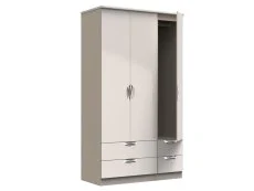 ASC ASC Corsica 3 Door 4 Drawer Tall Triple Wardrobe (Part Assembled)