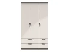 ASC ASC Corsica 3 Door 4 Drawer Tall Triple Wardrobe (Part Assembled)
