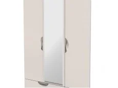 ASC ASC Corsica 3 Door 4 drawer Tall Mirrored Triple Wardrobe (Part Assembled)