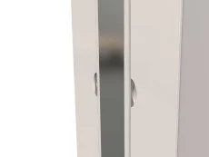 ASC ASC Corsica 3 Door Tall Mirrored Triple Wardrobe (Part Assembled)