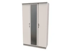 ASC ASC Corsica 3 Door Tall Mirrored Triple Wardrobe (Part Assembled)
