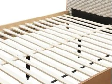 Birlea Birlea Hatti White and Oak Fabric Bed Frame