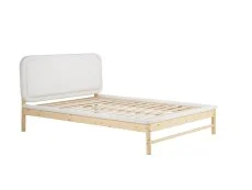 Birlea Birlea Emmi White and Oak Boucle Bed Frame