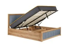 Birlea Birlea Belmont Ottoman Grey and Oak Wooden Bed Frame