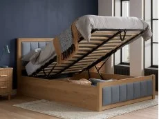 Birlea Birlea Belmont Ottoman Grey and Oak Wooden Bed Frame